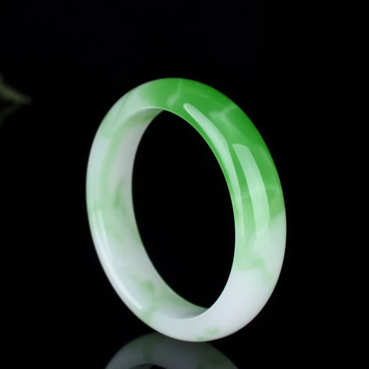 

Браслет из натурального нефрита для девушек Wangfu, Нефритовый фонарь Зеленый