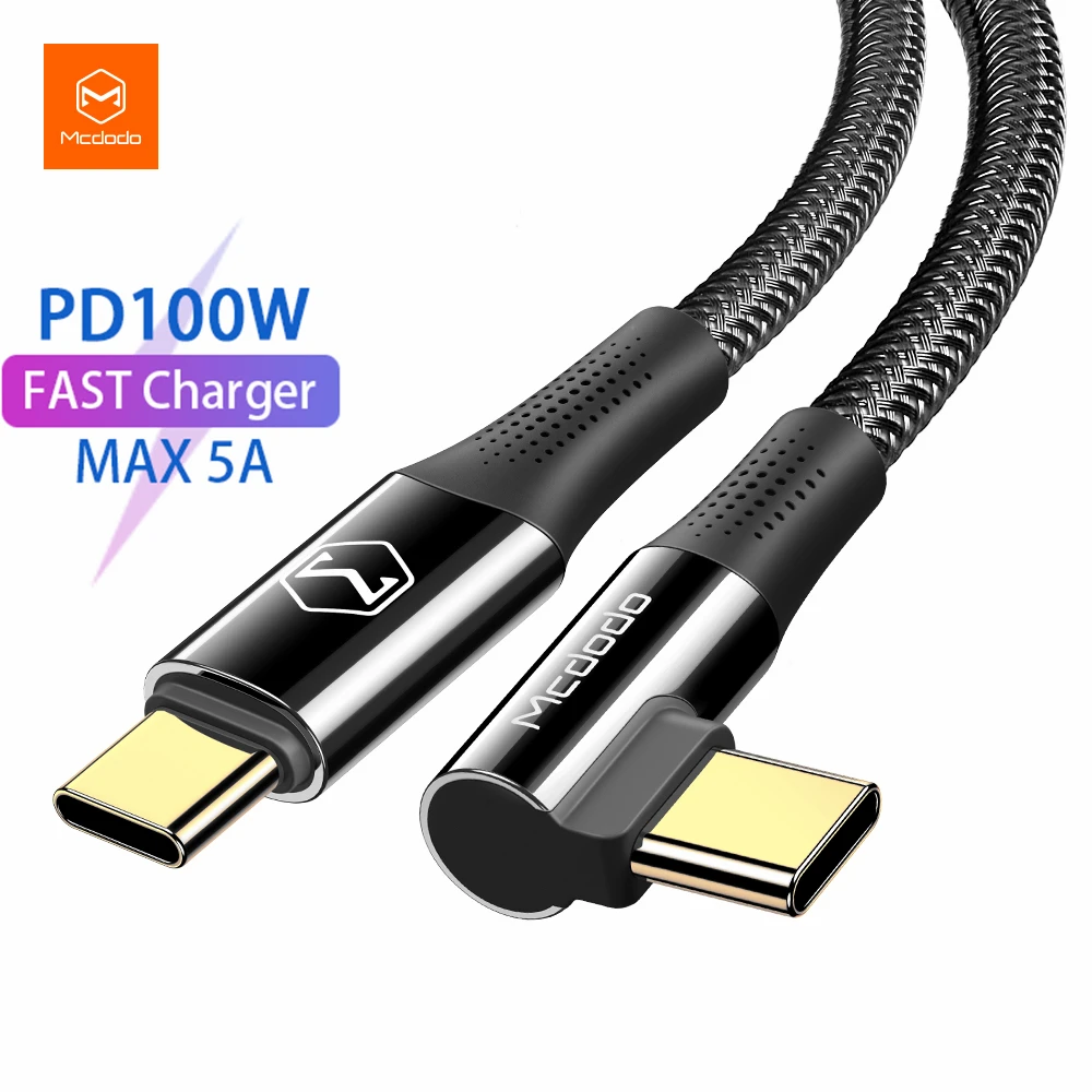 Кабель MCDODO для быстрой зарядки 4 0 USB C к Type кабель Samsung S20 PD 100 Вт шнур c Xiaomi Redmi |