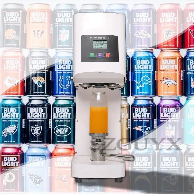 Commercial stainless steel Cans Cup sealing machine Sealer Store drink Intelligent automatic sealing machine