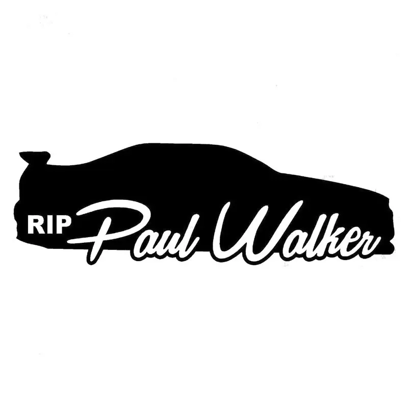 15 см * 4 8 Rip Paul Walker Skyline Silhouette Fast Furious Drift наклейка на машину мотоцикл украшение C8
