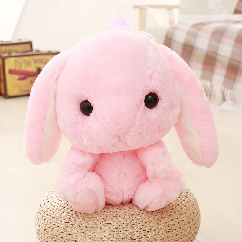 pink Kawaii милый кролик сумка сумки на плечо рюкзак плюшевая игрушка Triver Девушка Дети подарок на день рождения игрушки для девочек - Цвет: pink