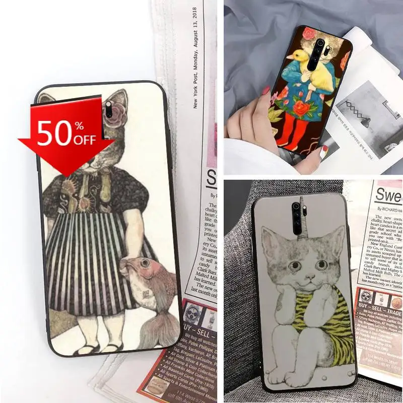Чехол LJHYDFCNB Master Meow Luxury чехол для телефона Redmi 7/7A/S2/8/8Lite/10/10Lite/5Plus/Note6/6Pro/9 | Мобильные