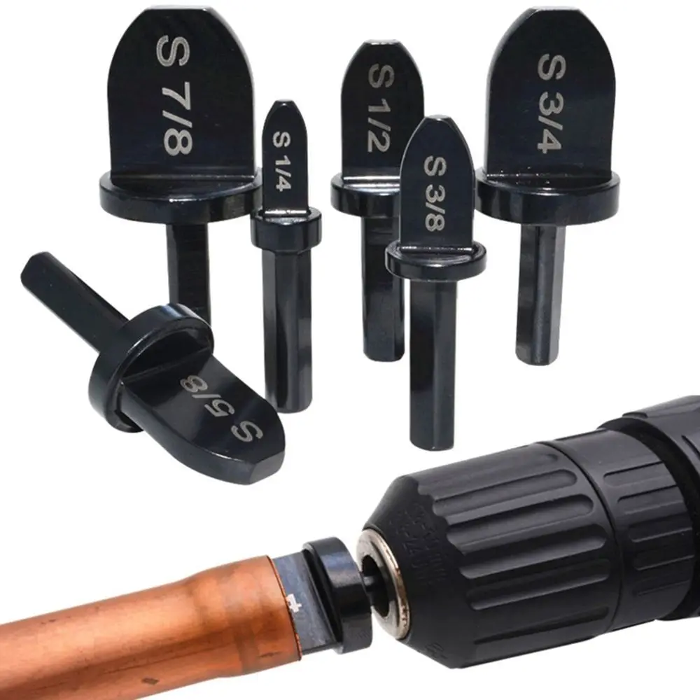 

Ручное расширительное сверло для медных труб Swage Too, набор для ремонта мягких медных трубок с набором бит 1/4 дюйма, 3/8 дюйма, 1/2 дюйма, 5/8 дюйма, 3...