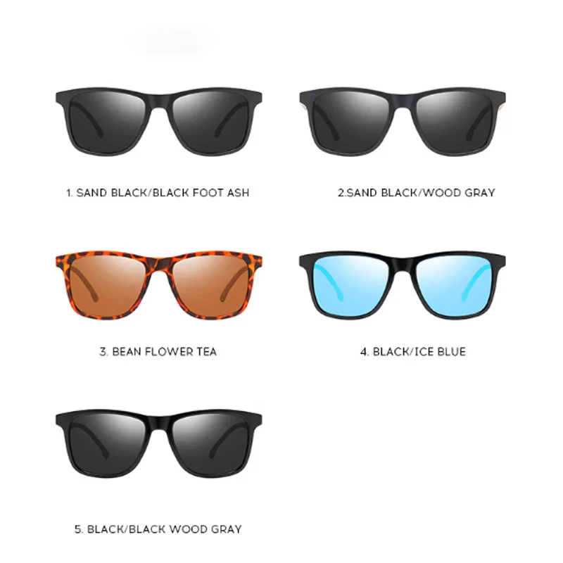 

BRAND DESIGN Men Polarized Sunglasses UV400 Goggle Male Driving Sunglass Square Sun Glasses Shades Gafas Oculos De Sol hombre