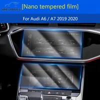 for audi a6 a7 2019 2020 nano explosion proof hd tempered film gps car accessories
