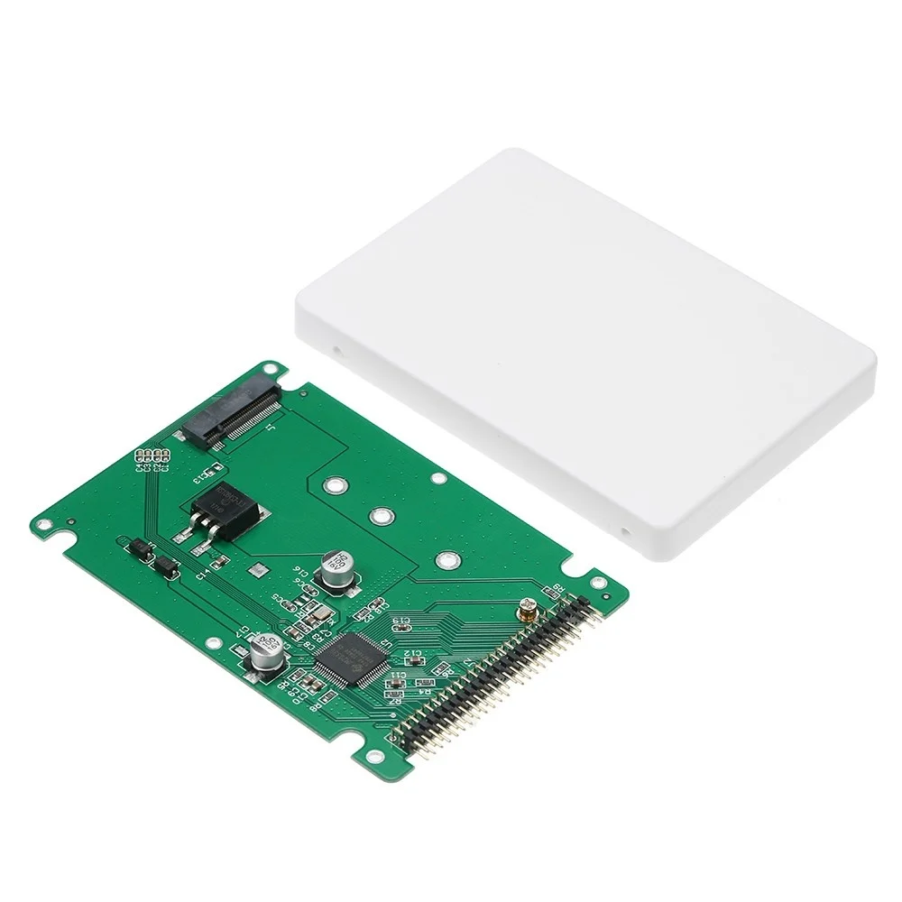 

M.2 Ngff Sata Based B Key Ssd 2.5 "Ide 44pin Converter Adapter Met Case