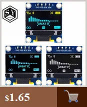 Большой TFT дисплей 0,96/1,3 дюймов ips 7P SPI HD 65K полноцветный ЖК-модуль ST7735 Привод IC 80*160(не OLED) для Arduino