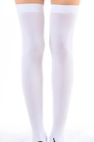 white 35-80 см, модные сексуальные гольфы для женщин, кавайные полосатые гольфы, женские Компрессионные гольфы для девочек, женские гольфы - Цвет: white