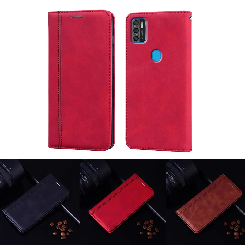 

Luxury Business Phone Cover For ZTE Blade A7s 2020 Etui PU Leather Wallet Men Case For Carcasa ZTE Blade A7s A7 s A 7s 2020 Etui
