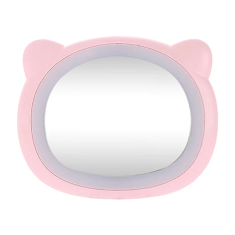 Usb зарядка светодиодный мини портативное зеркало для макияжа маленький круглый
