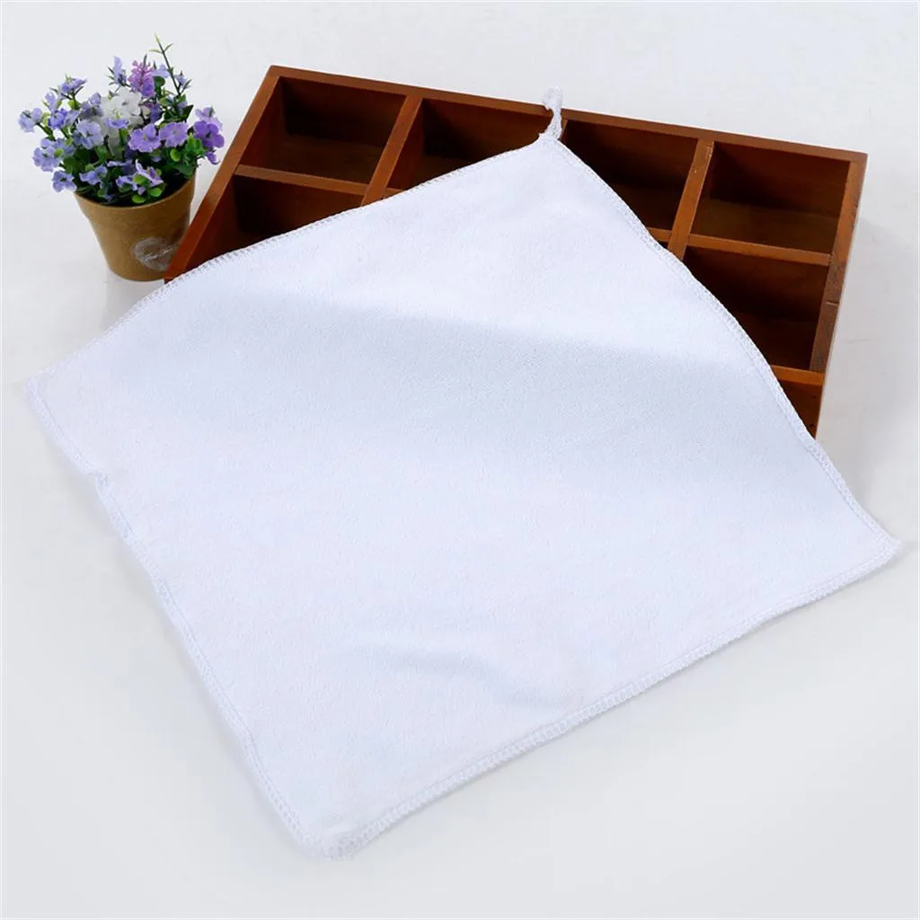 

10pc Towels Multifunctional Microfiber Towel White Home Car Cleaning Towel Premium Set For Bathroom Cotton High Water Absorption