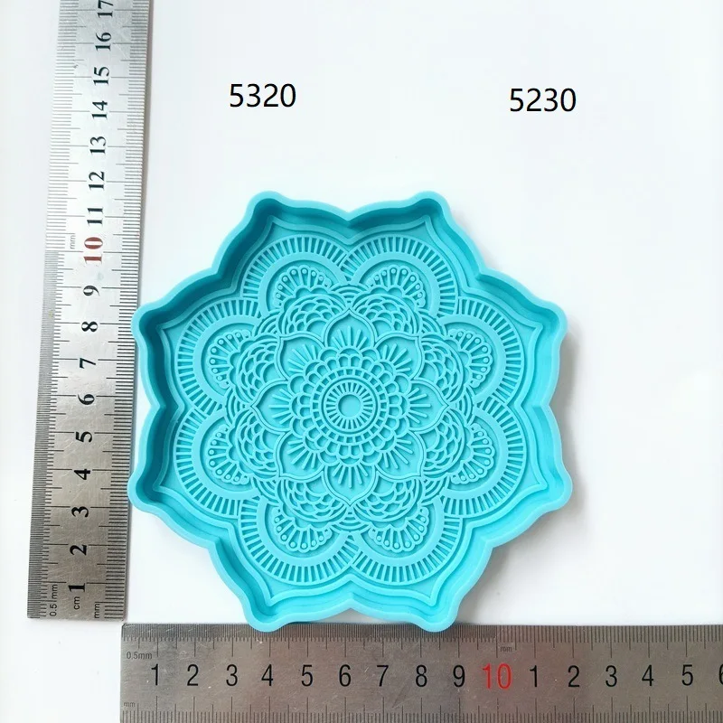 

Mandala Coaster Resin Mold Jewelry Moulds Jewelry Accessories DIY Handcraft Tray Mold