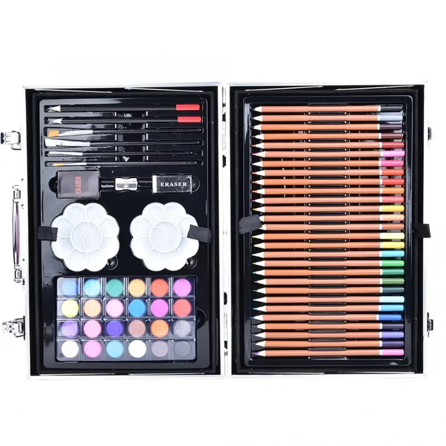 145 шт Акварельная ручка цветной карандаш набор для художественной живописи с