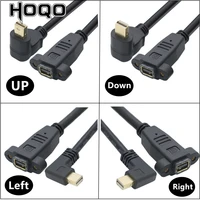 hoqo minidp extension cord suitable for apple computer mini displayport male to female with screw hole test extension cable 30cm