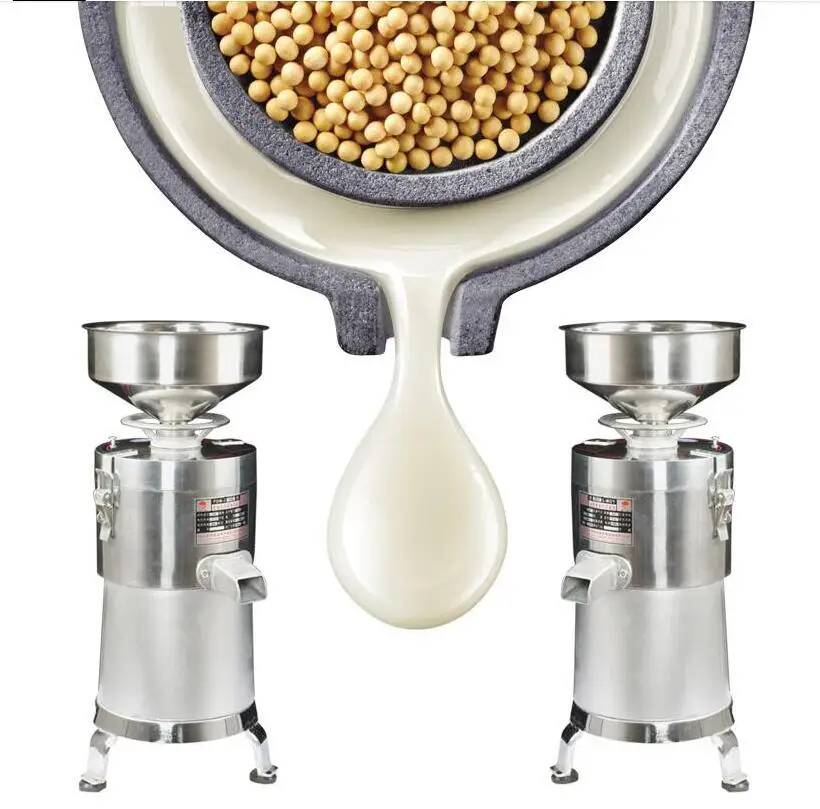 

Stainless Steel High Quality Soybeans Milk Maker Grinder Commercial Use Soya Bean Milk Grinder Slag Pulp Separator Machine