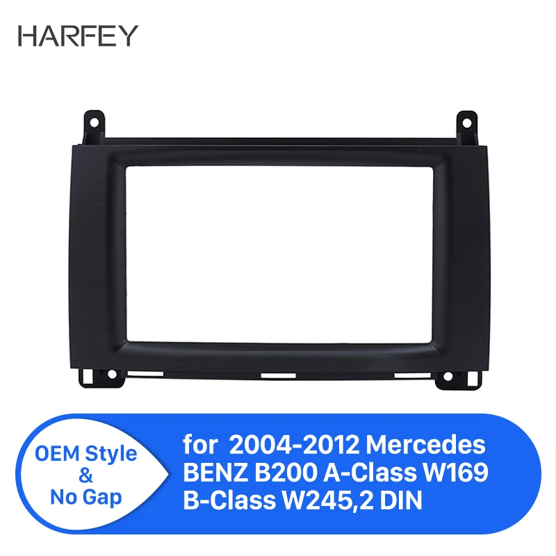 Автомагнитола Harfey двойная DIN рамка для BENZ B200 A-Class W169 B-Class W245 аксессуары автомобиля