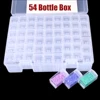 54/108 Bottles Box Square Diamond Painting Accessories Container Bottles Diamond Painting Tools Crystal Bead Storage jar 2