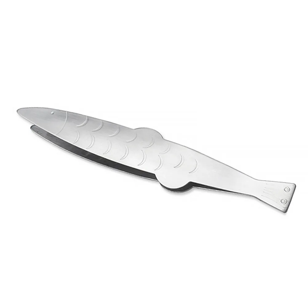 

Durable Clip Plucking Fur Bones Stainless Steel Kitchen Supplies Fish Shape Plier Gadgets Tongs Remover Tweezers Fishbone