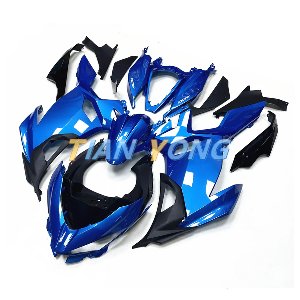 

All blue New Arrival ABS Full Fairing Kit Motorcycle Bodywork Cowling Fairings For Ninja400 Ninja 400 2018-2021 18 19 20 2021