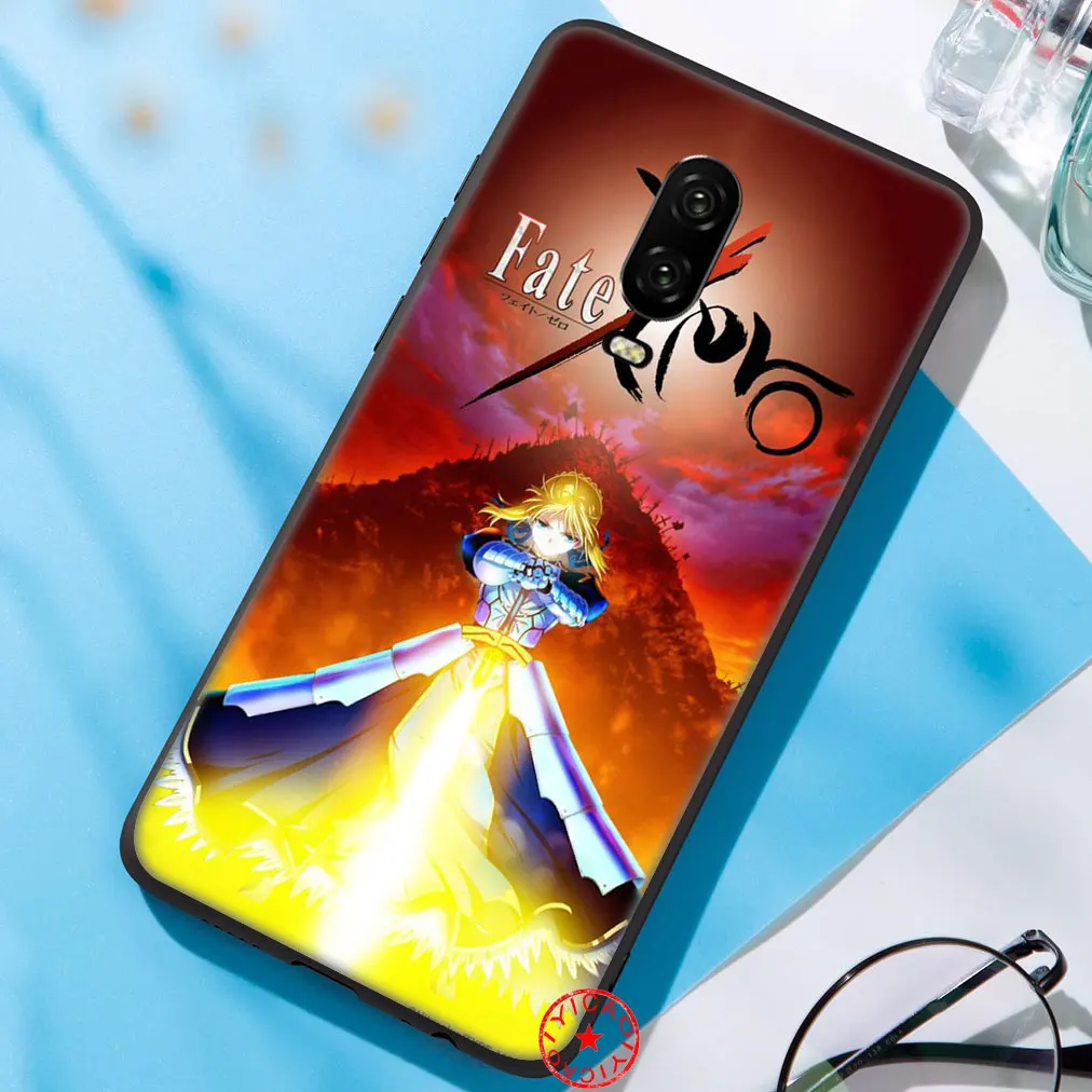 Мягкий силиконовый чехол с аниме Fate stay night для oneplus 5 5t 6 6t 7 Pro|Бамперы| |