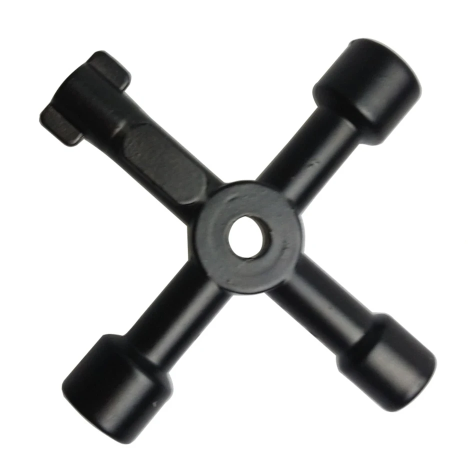 

Multifunctional Cross Triangle Water Meter Valve Square Hole Key Electric Cabinet Wrench Key plumbing wrench Repair tools