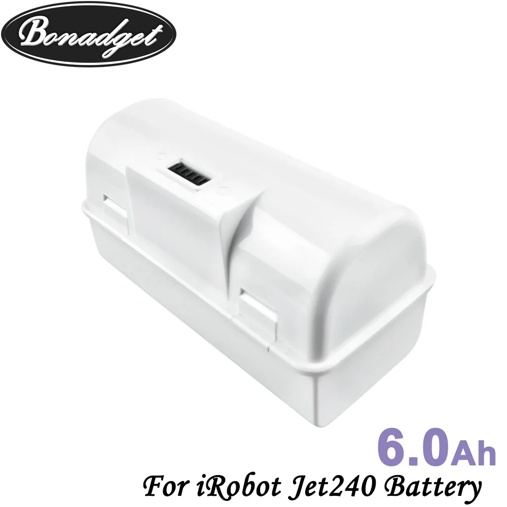Bonadget 3 6 V 6000 мАч литий ионная Расширенная Jet240 Jet 240 Батарея Li Ion для IRobot 241 заряжаемый