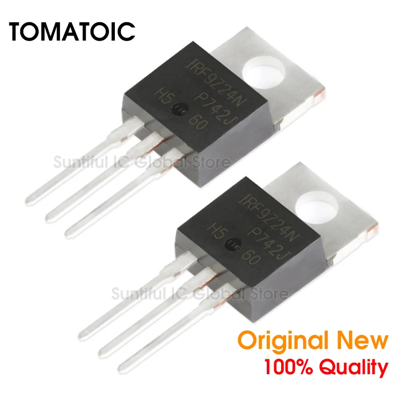 5 шт. IRF9Z24NPBF TO220 IRF9Z24N TO-220 P-Channel MOSFET -55V / -12A | Электроника