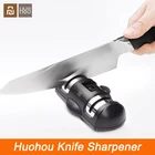 Точилка для ножей Xiaomi Huohou, 2 этапа, Профессиональная кухонная каменная Ножеточка, Алмазный керамический инструмент для заточки