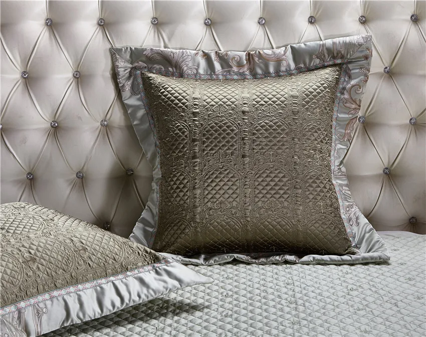 

Silk Cotton Satin Jacquard Luxury Chinese Bedding Set Queen King size Bedding Set Bed Sheet/Spread Set Duvet Cover Pillowcase