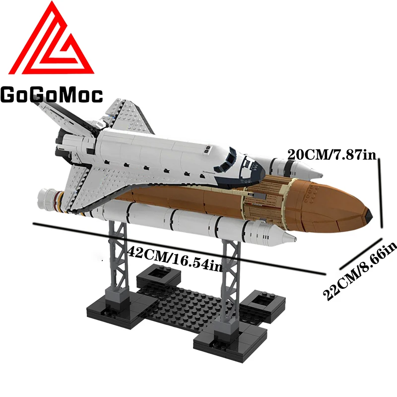 

Moc High-Tech Expedition Space Shuttle Bricks Creative Ideal Plane Ship Model Building Blocks Educational Toys For Children Gift