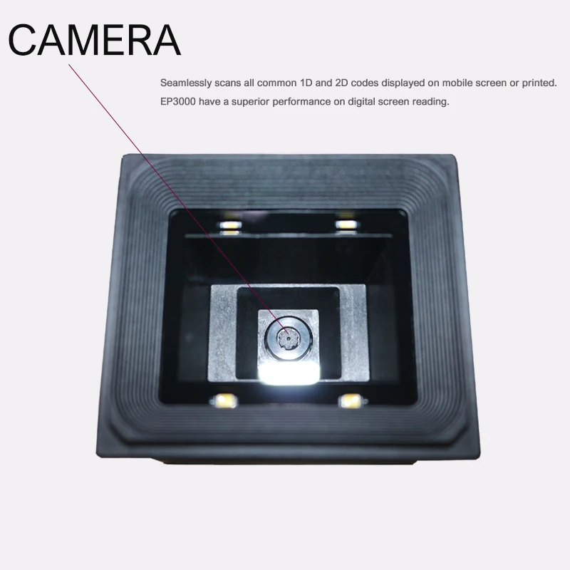 Высокое качество 2D/QR/1D фиксированное Крепление сканера Wiegand RS485 USB RS232 для киоска торговый Контроль Доступа Турникет парковка