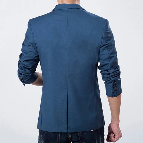 

Men's Fashion Business Casual Long Sleeve Pockets Suits Wedding Suit Coat