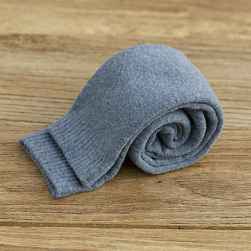 Men blue Зимние новые мужские и женские носки хлопковые махровые плотные теплые длинные носки без пятки японские модные носки skarpetki calcetines mujer - Цвет: Men blue