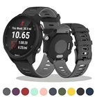 20 мм22 мм силиконовый ремешок для смарт-часов Garmin Forerunner 245 245 м 645 Vivoactive 3 4 Музыка Вену ремешок для смарт-часы браслет