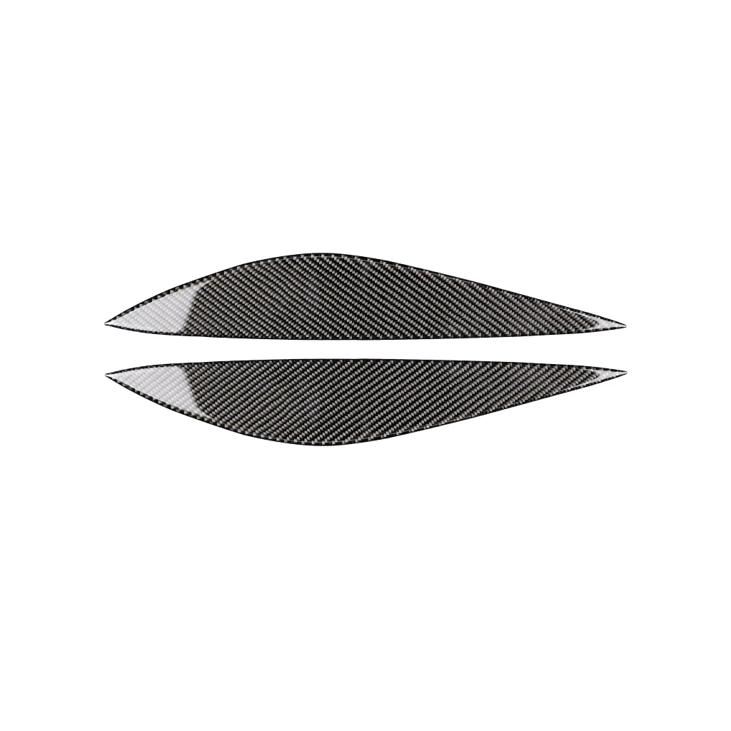 

Carbon Fiber Interior Decoration Headlight Protection Cover Trim for Mercedes Benz W204 C Class Decals Accessories Brand New