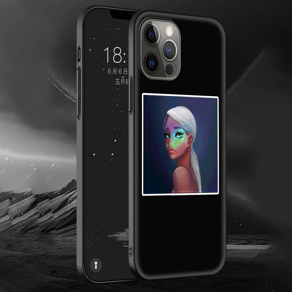 

Ariana Grande Case Coque For iPhone 12 11 Pro Max X XS Max XR 7 8 6 6S Plus TPU Phone Shell Cover Funda Capas