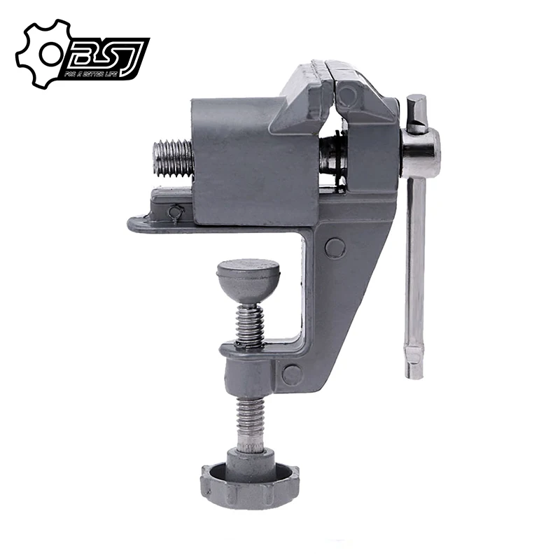 

Universal Mini Bench Vise Table Screw Vise Aluminium Alloy 30mm Bench Clamp Screw Vise for DIY Craft Mold Fixed Repair Tool