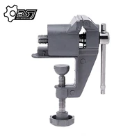 universal mini bench vise table screw vise aluminium alloy 30mm bench clamp screw vise for diy craft mold fixed repair tool