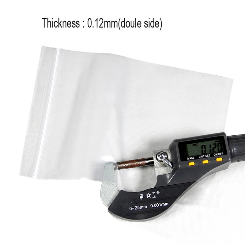 100 шт. пластиковые пакеты для хранения с застежкой молнией|Сумки вещей| |