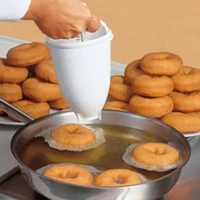 plastic manual doughnut machine deep fry donut mould plastic lightweight waffle dispenser donut maker kitchen accessories