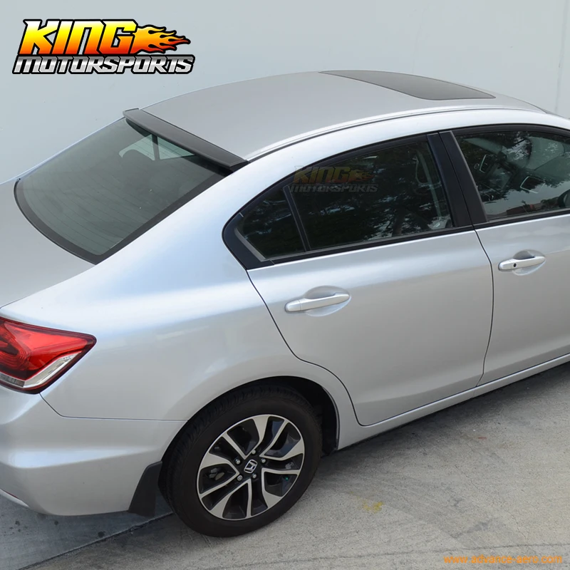 Подходит для 12 15 Honda Civic 4 дверей 4D 4Dr IKON Неокрашенный задний спойлер на крыло крышу
