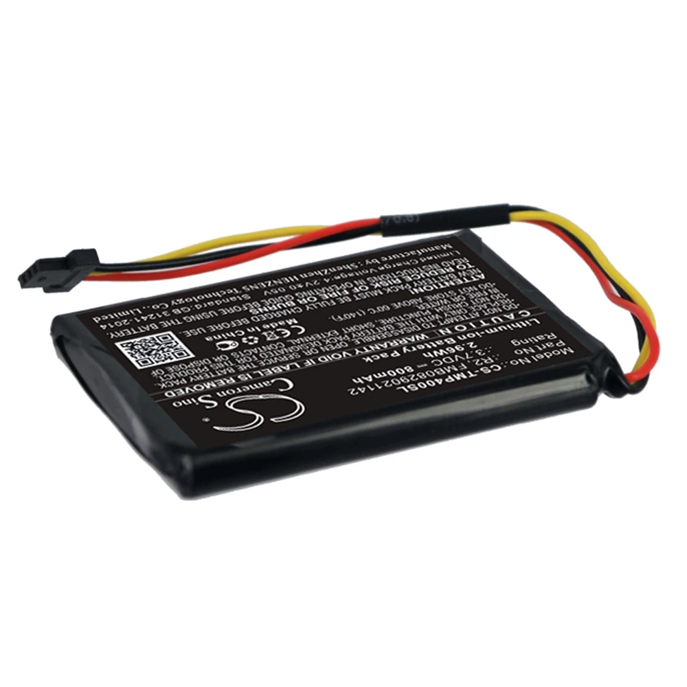 Аккумулятор Cameron Sino 1100 мАч для TomTom 340S LIVE XL One 340 Pro 4000 335M 335S 335SE 335T 335TM 340M 340T 340TM |