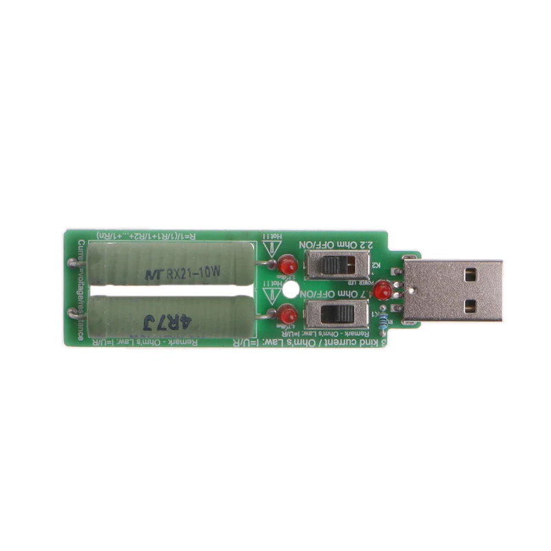 

USB резистор электронная нагрузка w/переключатель Регулируемый 3 тока 5V тестер сопротивления