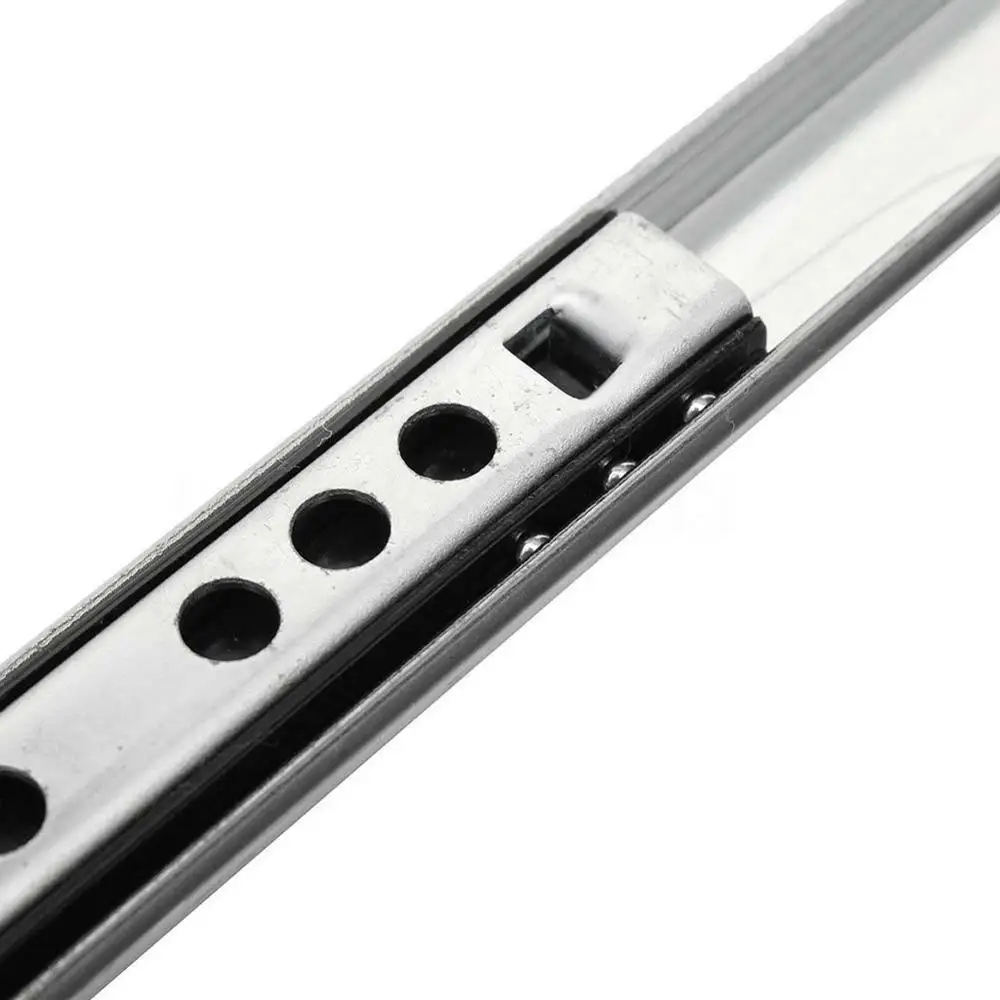 2 шт. 8 &quot 16&quot шарикоподшипник выдвижных ящиков направляющие стальные