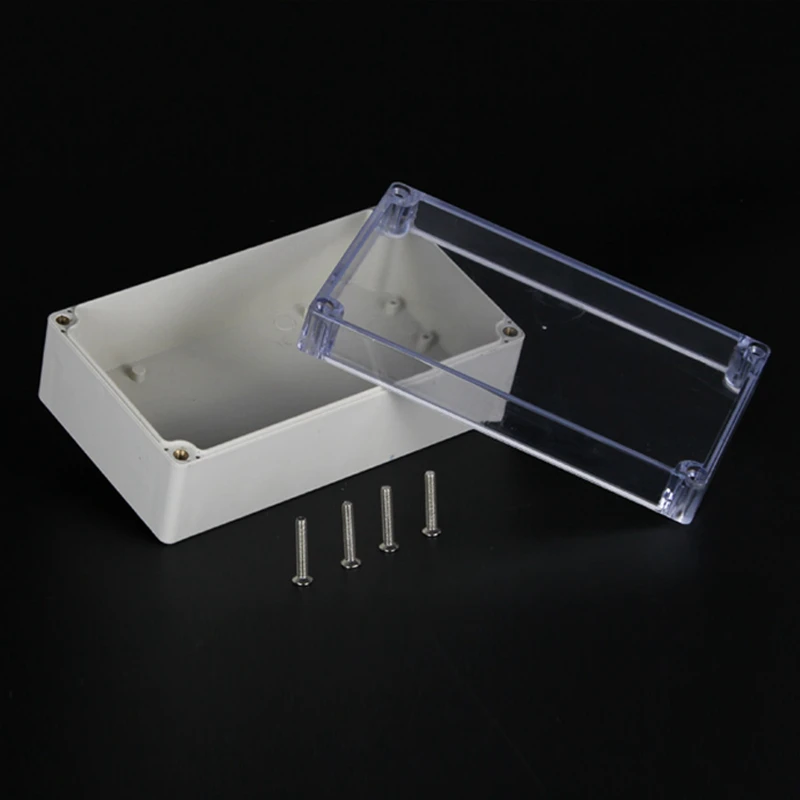 158x90x60mm ABS IP65 Waterproof Plastic Wire Junction Box Clear Distribution Enclosure Project Case Electronic Transparent | Обустройство