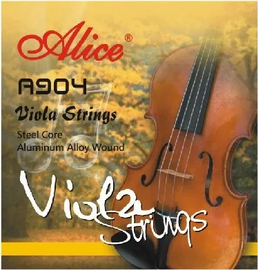 

Alice A904 Viola Strings Steel Core Aluminum Alloy Wound Nickel Plated Ball-End