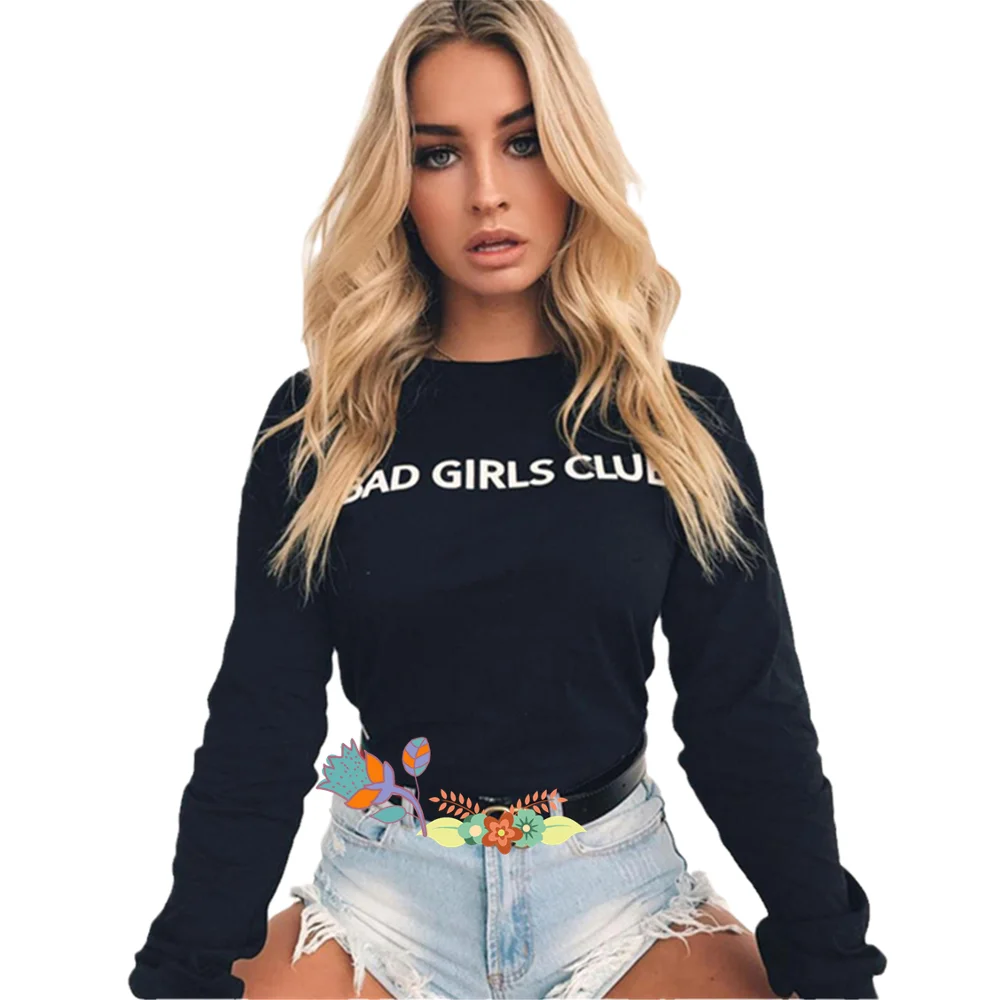 Плохие девчонки клубный свитер толстовки Толстовка с длинным рукавом|long sleeve