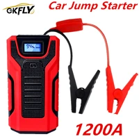 gkfly car jump starter starting device battery power bank 1200a 12v emergency petrol diesel car charger for car battery booster
