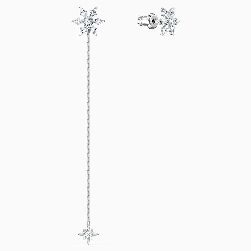 

2020 New Exquisite Simple Magic Chain Earrings Snowflake Design Jewelry Is The Best Birthday Gift For Couples