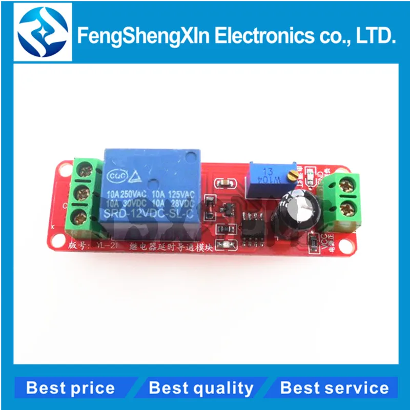 

1pcs DC 5V 12V Time Delay Relay NE555 Time Relay Shield Timing Relay Timer Control Switch Car Relays Pulse Generation Duty Cycle